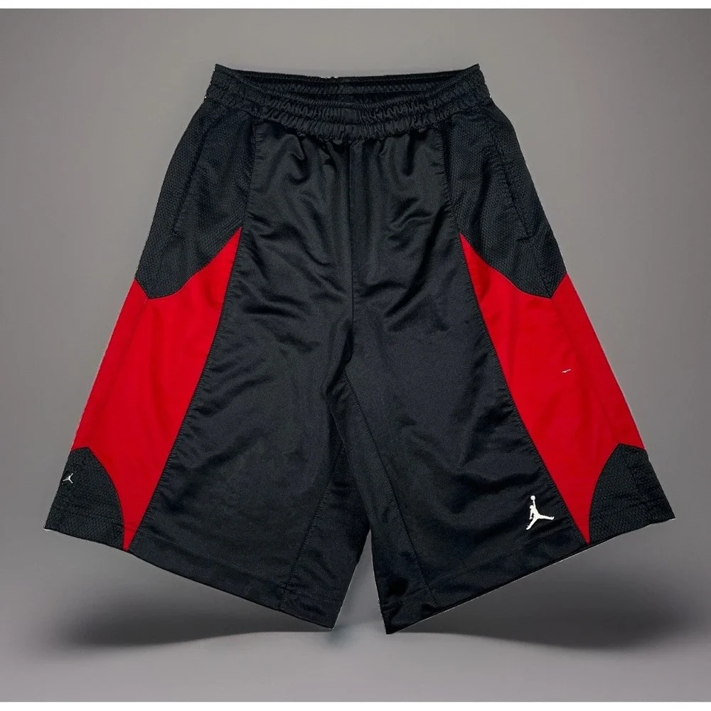 Vintage Air Jordan Shorts Mens M Shiny Baggy Dazzle Basketball Y2K Rare